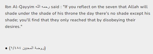 Youths are in the Shade of Allah SWT on the Day of Judgement